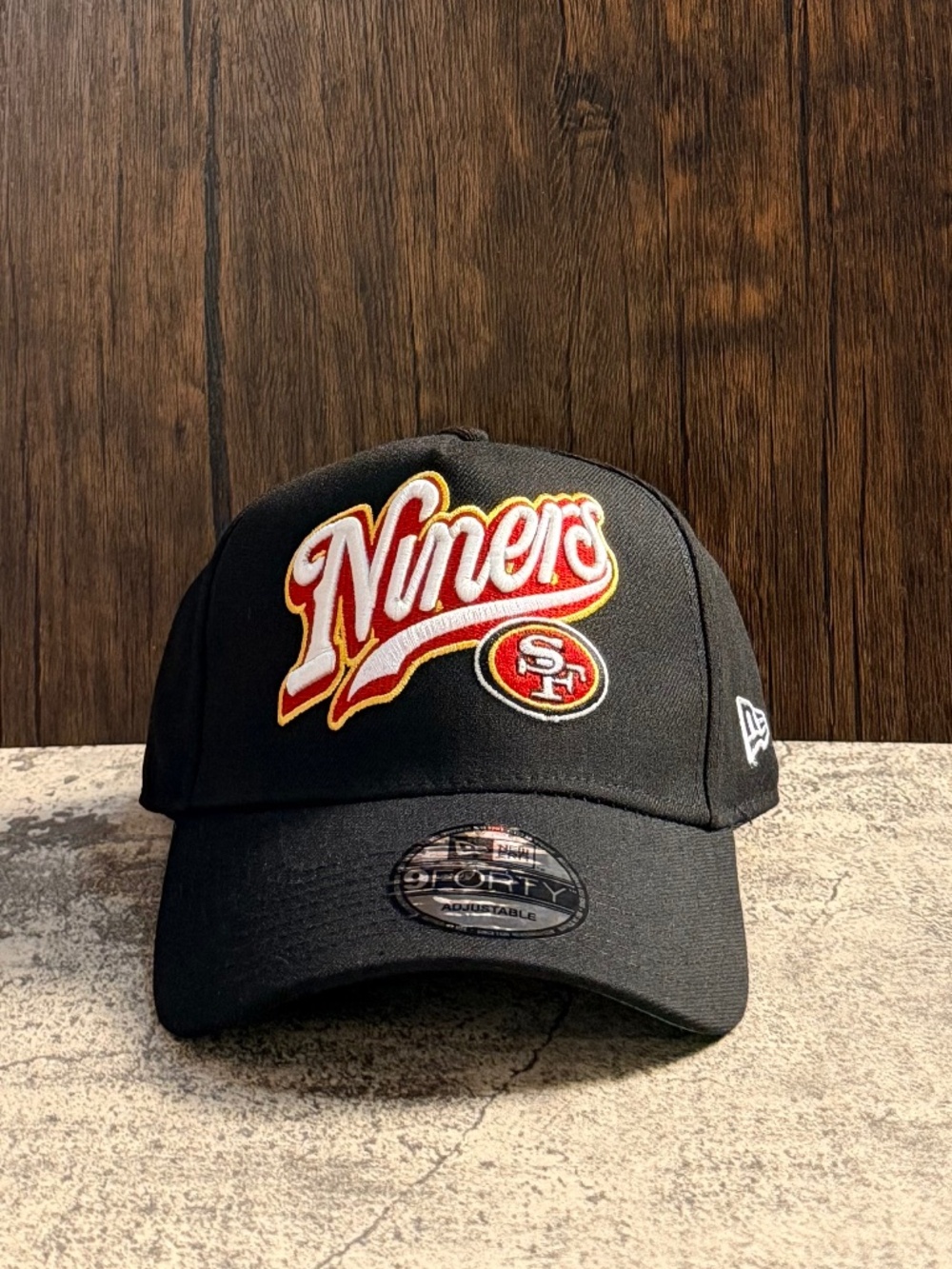 New Era San Francisco 49ers 9FORTY Born X Raised Script Black Snapback OSFA
